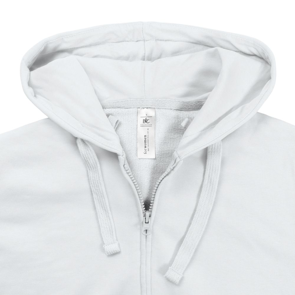Толстовка женская Hooded Full Zip белая в Ростове-на-Дону